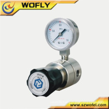 Industrial stainless steel 316L /chrome plated brass pressure regulator propane